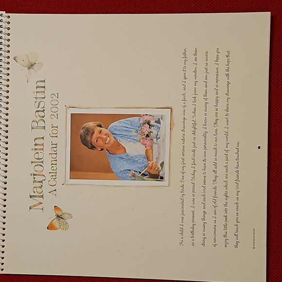 Marjolein Bastin Hallmark 2002 calendar vintage collectible prints ephemera New - Picture 2 of 13